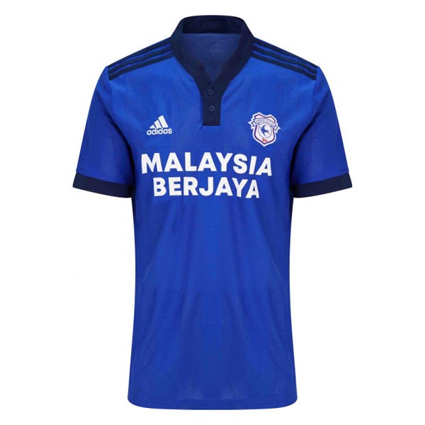 Camiseta Cardiff City 1ª Kit 2021 2022 Azul